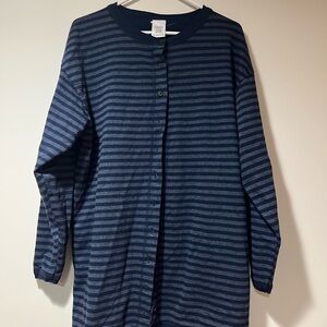 Vintage Rapizzi’s Cardigan Navy blue striped long sleeve button up